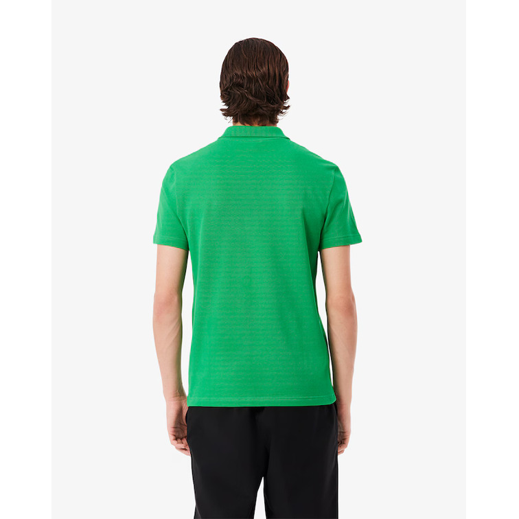 pôle homme  lacoste chemise col bord-cotes manches