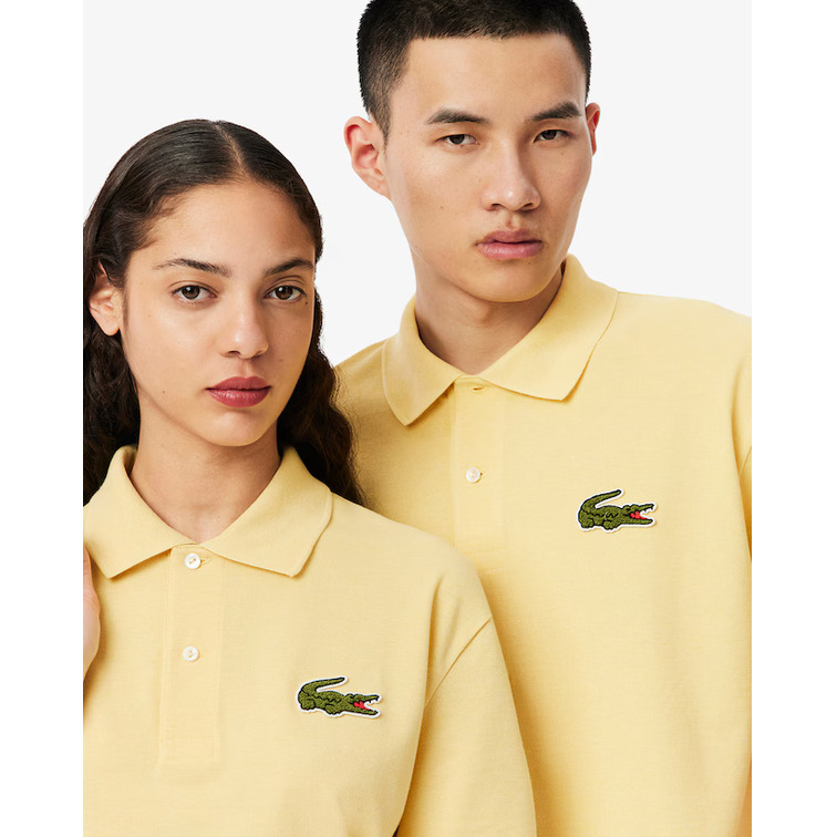 pôle homme  lacoste chemise col bord-cotes manches