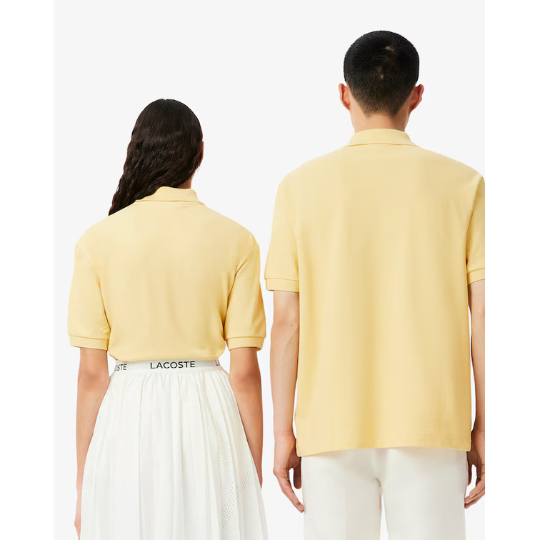pôle homme  lacoste chemise col bord-cotes manches