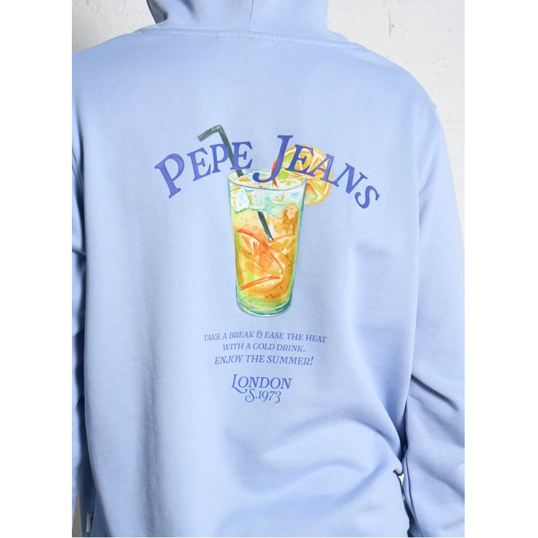 sweat-shirt homme  pepe jeans tate hoodie