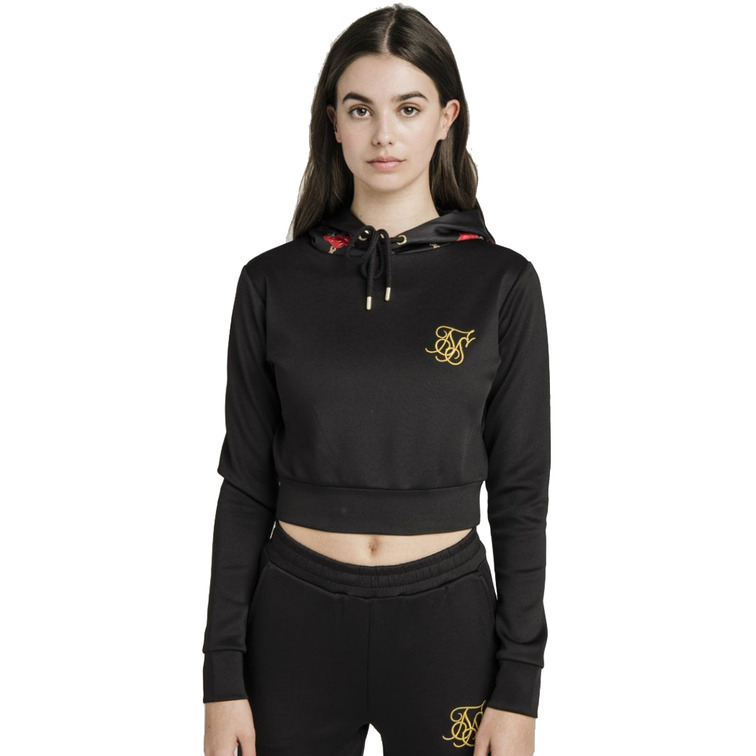 sweat-shirt femme  siksilk siksilk majestic cropped track