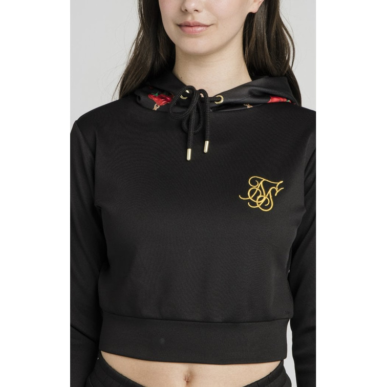 sweat-shirt femme  siksilk siksilk majestic cropped track