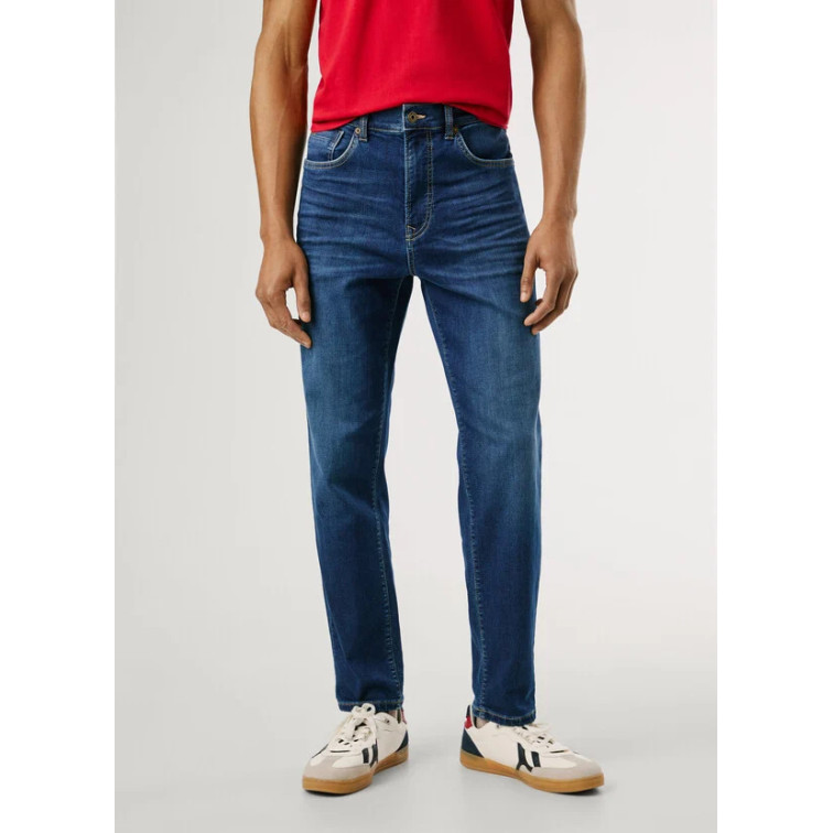 jeans homme  pepe jeans tapered gymdigo jeans cage