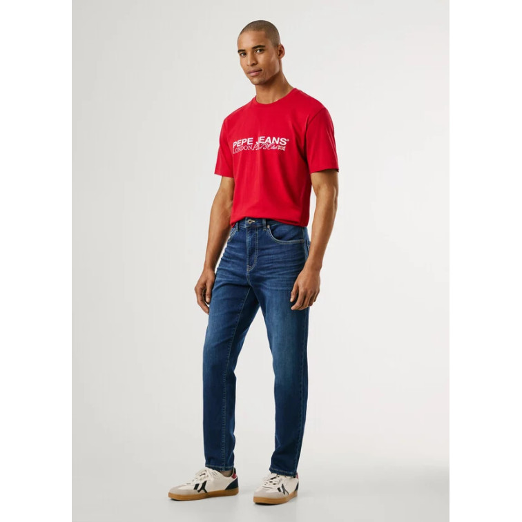 jeans homme  pepe jeans tapered gymdigo jeans cage