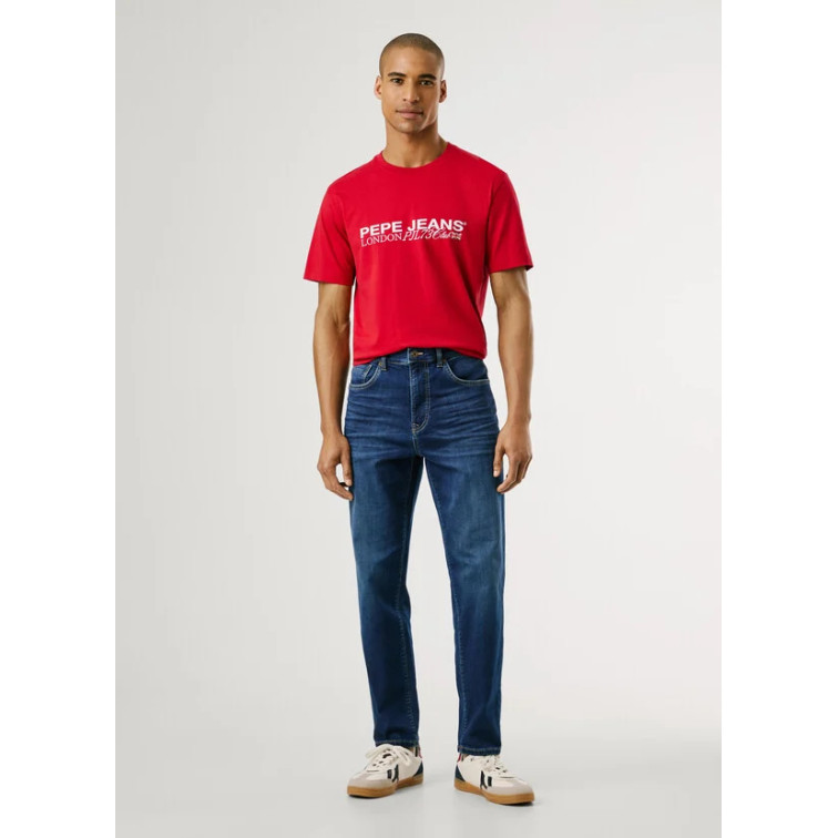 jeans homme  pepe jeans tapered gymdigo jeans cage