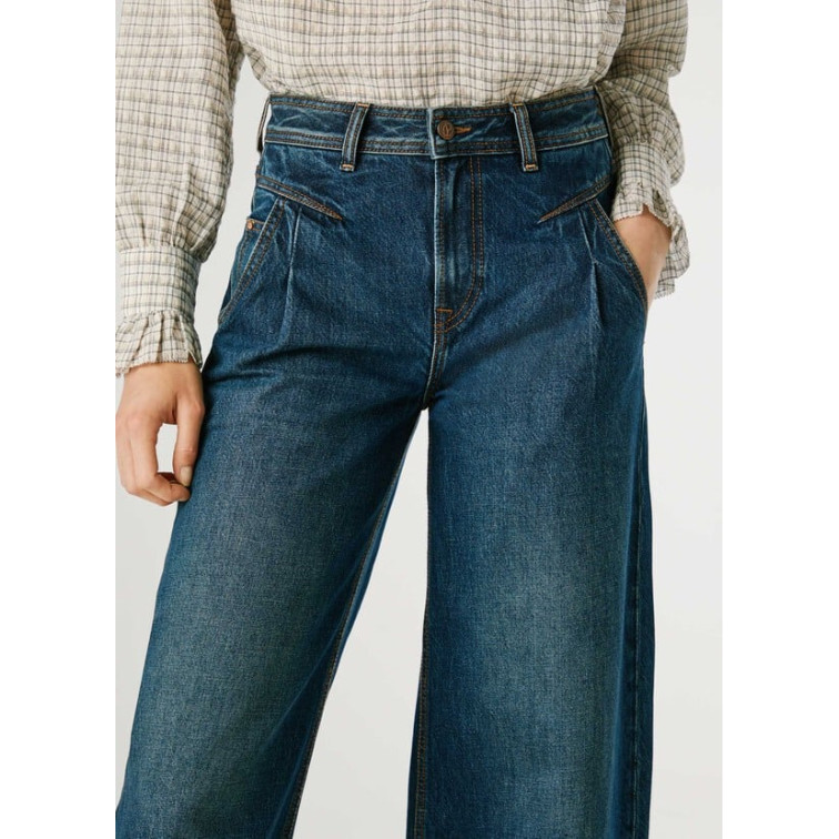 jeans femme  pepe jeans wide leg hw archive