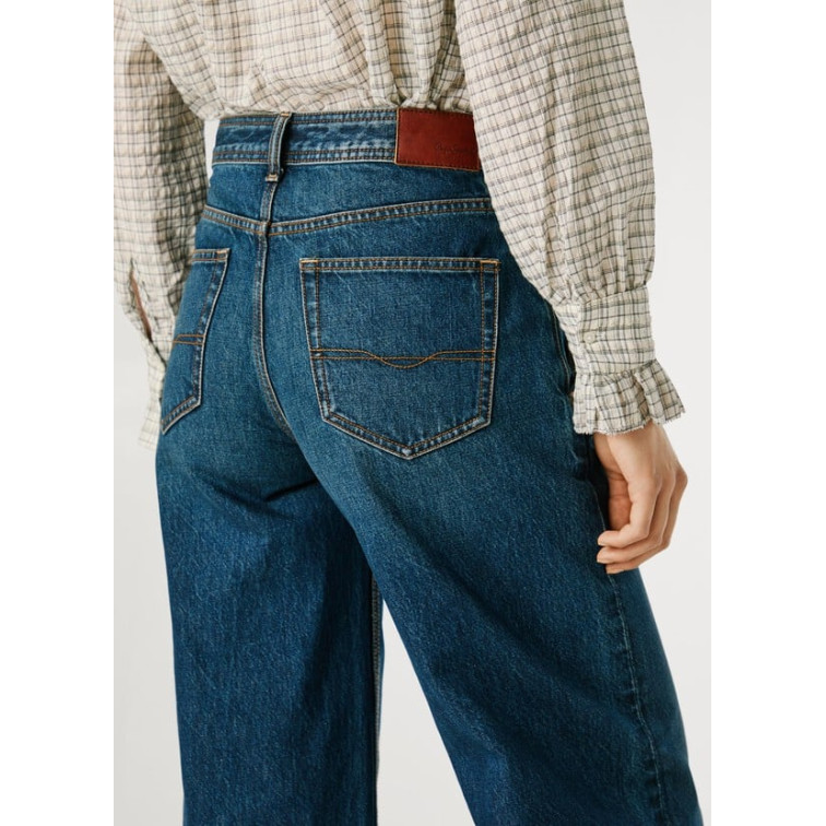 jeans femme  pepe jeans wide leg hw archive
