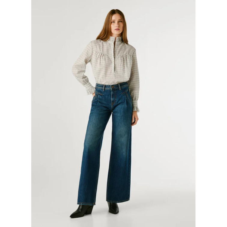 jeans femme  pepe jeans wide leg hw archive