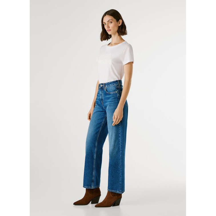 jeans femme  pepe jeans straight jeans uhw lexa