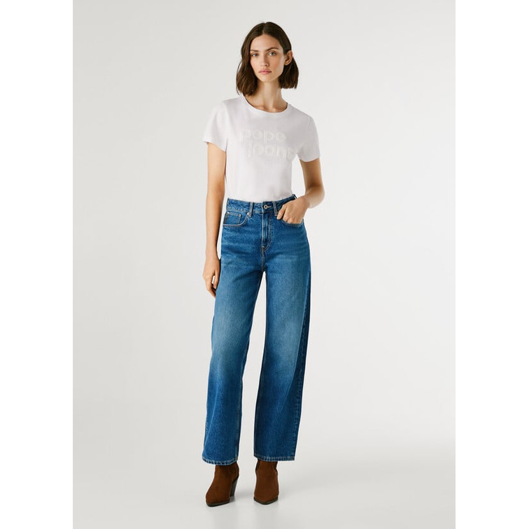 jeans femme  pepe jeans straight jeans uhw lexa