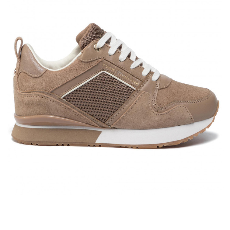 chaussure femme  th mix material wedge sneaker