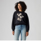 sweat-shirt femme  levi's gr vintage boxy crew sweatshir