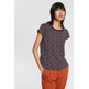 t-shirt femme  ESPRIT bci aop slub