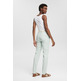 pantalon chino con ceinture trenzado femme ESPRIT