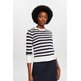 maillot femme ESPRIT stripe geo mesh