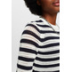 maillot femme ESPRIT stripe geo mesh