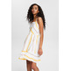 robe con diseño de rayas femme ESPRIT