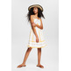 robe con diseño de rayas femme ESPRIT