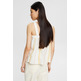 top a rayas en mezcla de lino femme ESPRIT