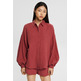 chemise oversize con efecto arrugado femme ESPRIT