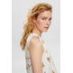 blusa con estampado floral en mezcla de lino femme ESPRIT