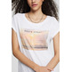 t-shirt con estampado artístico femme ESPRIT