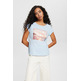 t-shirt con estampado artístico femme ESPRIT