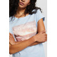 t-shirt con estampado artístico femme ESPRIT