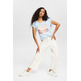 t-shirt con estampado artístico femme ESPRIT