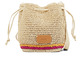 sac à main tipo saco en papel trenzado femme ESPRIT