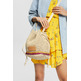 sac à main tipo saco en papel trenzado femme ESPRIT
