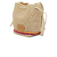 sac à main tipo saco en papel trenzado femme ESPRIT