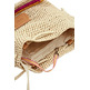 sac à main tipo saco en papel trenzado femme ESPRIT