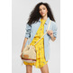 sac à main tipo saco en papel trenzado femme ESPRIT