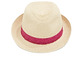 sombrero trilby con cinta de paja femme ESPRIT