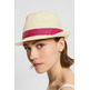 sombrero trilby con cinta de paja femme ESPRIT