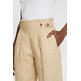 pantalon tobillero de lino femme ESPRIT