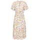 robe midi con estampado floral femme ESPRIT