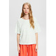 t-shirt con diseño de rayas femme ESPRIT