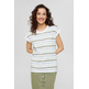 t-shirt estampada a rayas femme ESPRIT