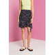 ESPRIT aop wrap skirt c408