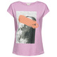t-shirt con estampado frontal femme ESPRIT