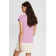t-shirt con estampado frontal femme ESPRIT