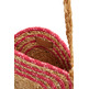 sac à main bandolera en mezcla de yute femme ESPRIT