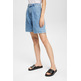 short jeans con pliegues en la cintura femme ESPRIT