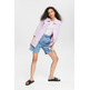 short jeans con pliegues en la cintura femme ESPRIT