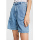 short jeans con pliegues en la cintura femme ESPRIT