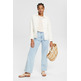 veste en jean con bolsillos femme ESPRIT