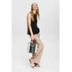 top liso con efecto arrugado femme ESPRIT