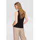 top liso con efecto arrugado femme ESPRIT